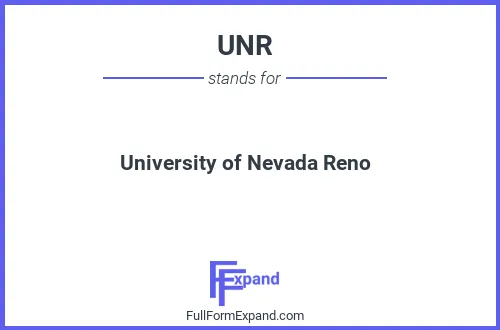 Full form of UNR
