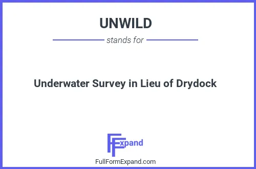 Full form of UNWILD