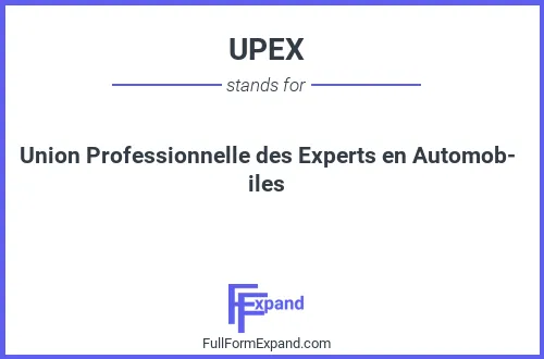 Full form of UPEX