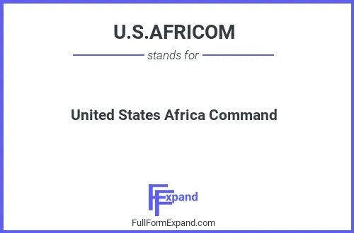 Full form of U.S.AFRICOM