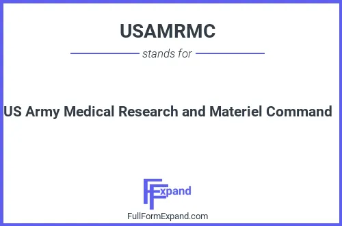 Full form of USAMRMC