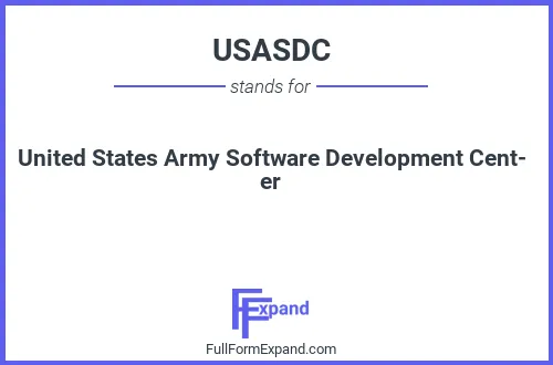 Full form of USASDC