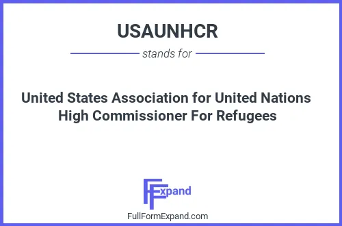 Full form of USAUNHCR