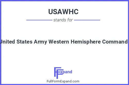 Full form of USAWHC