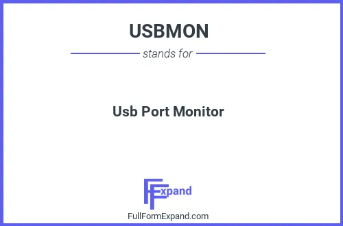 Full form of USBMON
