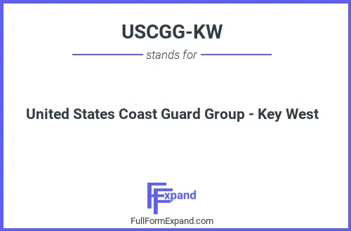 Full form of USCGG-KW