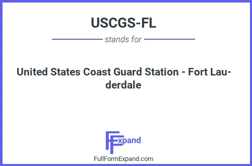 Full form of USCGS-FL