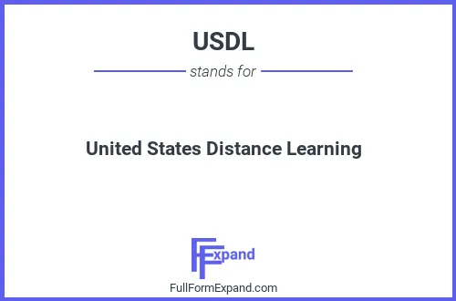 Full form of USDL