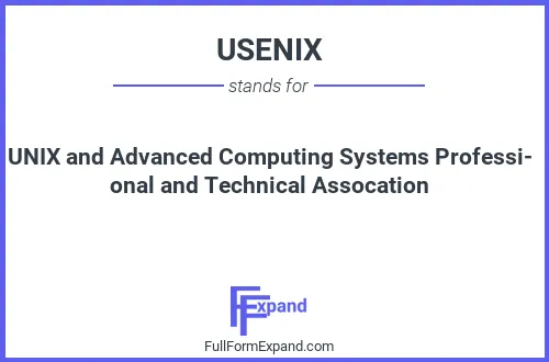 Full form of USENIX