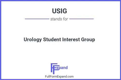 Full form of USIG