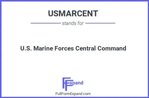 Full form of USMARCENT