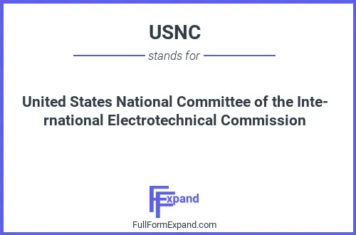 Full form of USNC