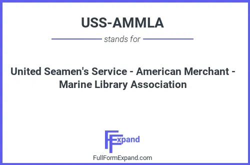 Full form of USS-AMMLA