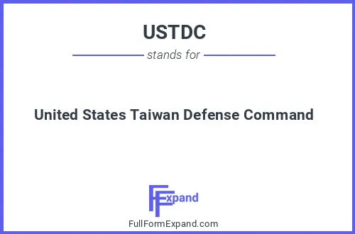 Full form of USTDC