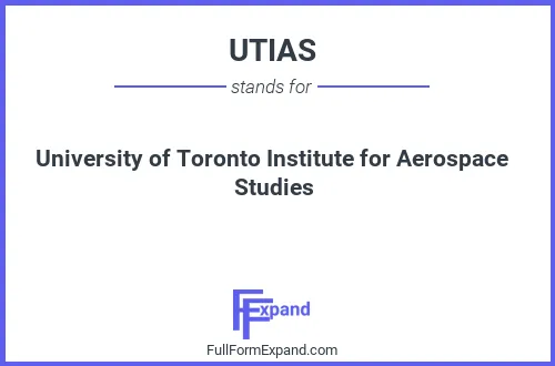 Full form of UTIAS