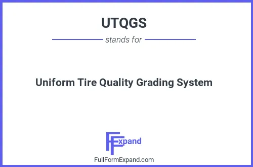 Full form of UTQGS