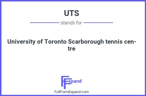 Full form of UTS