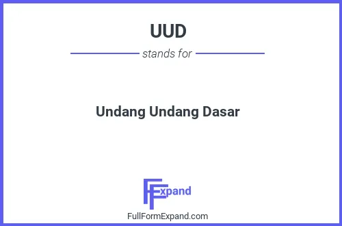 Full form of UUD