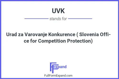 Full form of UVK