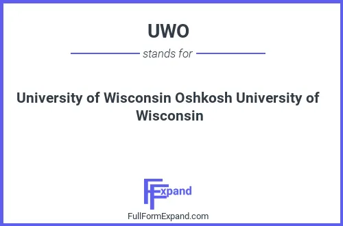 Full form of UWO