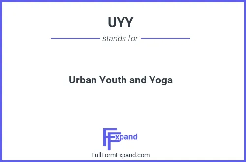 Full form of UYY
