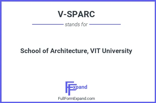 Full form of V-SPARC