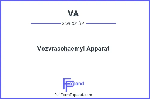 Full form of VA