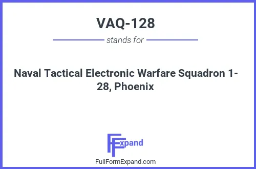 Full form of VAQ-128