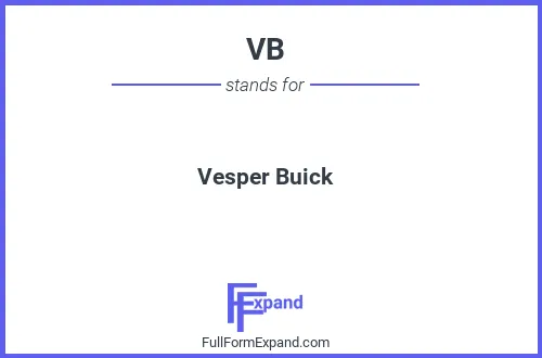 Full form of VB