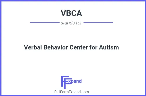 Full form of VBCA
