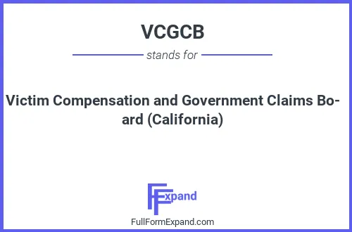 Full form of VCGCB
