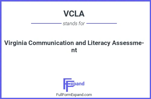 Full form of VCLA