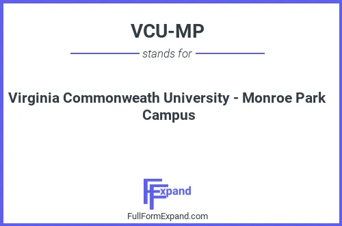 Full form of VCU-MP