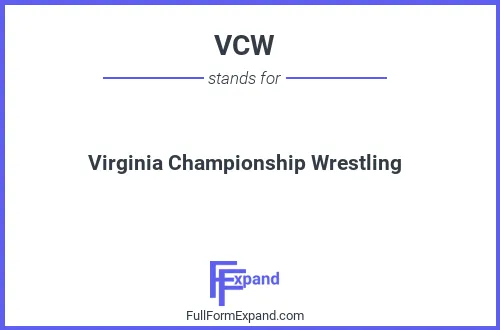 Full form of VCW