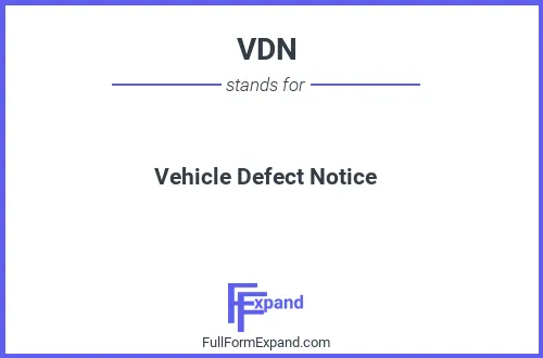 Full form of VDN