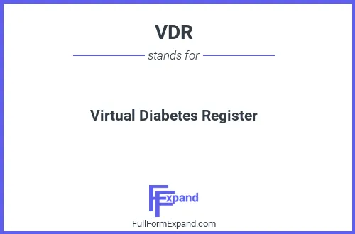 Full form of VDR