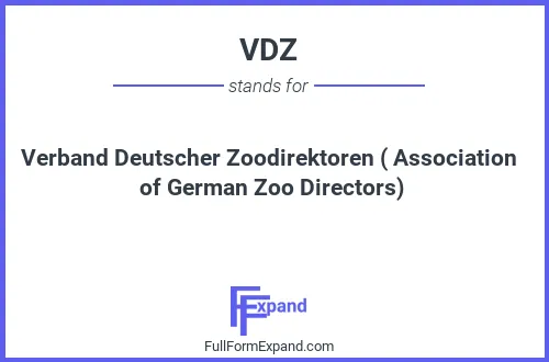 Full form of VDZ