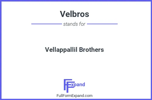 Full form of Velbros