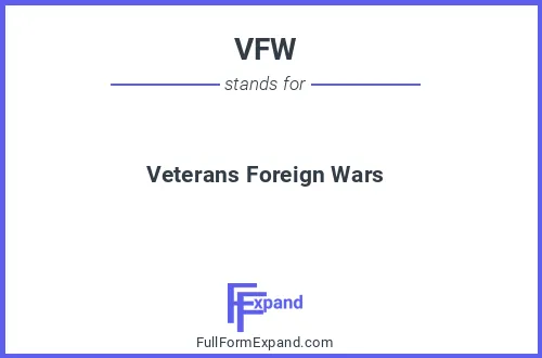 Full form of VFW
