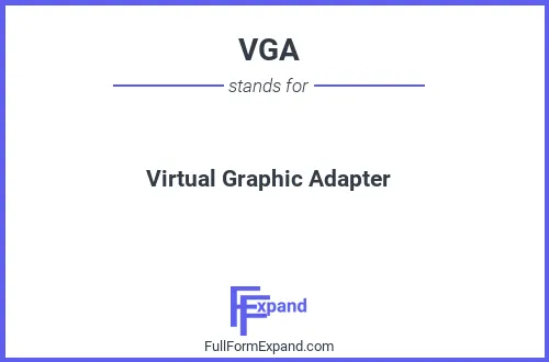 Full form of VGA