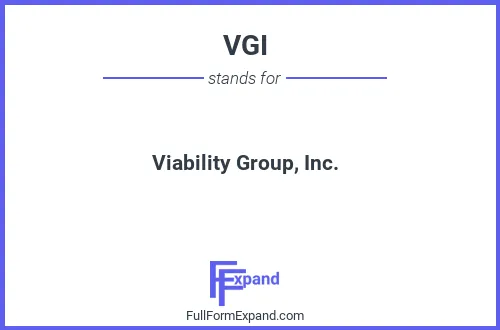 Full form of VGI