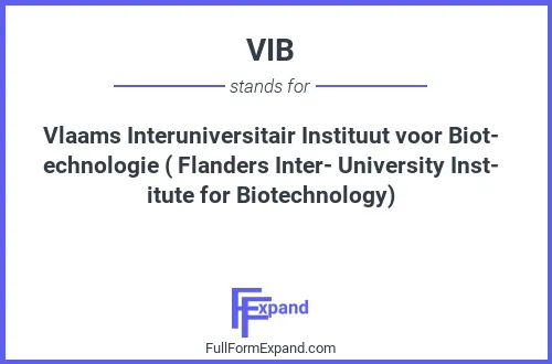 Full form of VIB