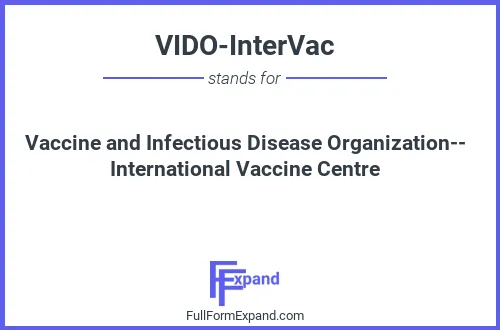 Full form of VIDO-InterVac