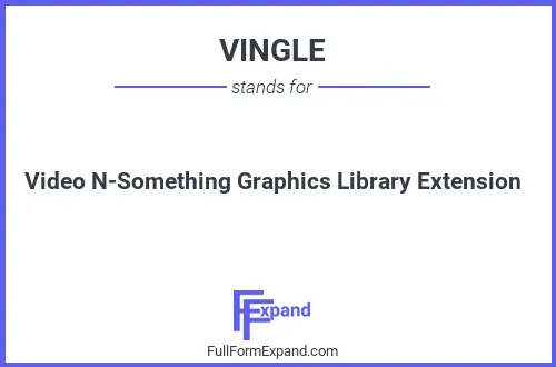 Full form of VINGLE