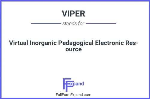 Full form of VIPER