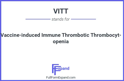 Full form of VITT