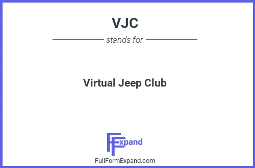 Full form of VJC