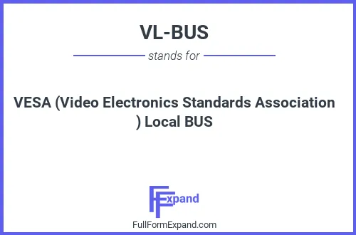 Full form of VL-BUS