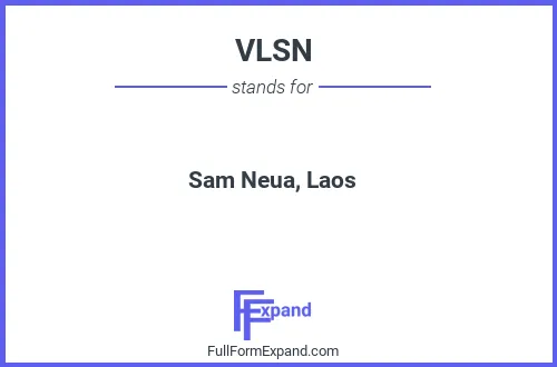 Full form of VLSN