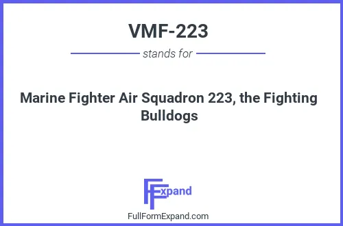 Full form of VMF-223